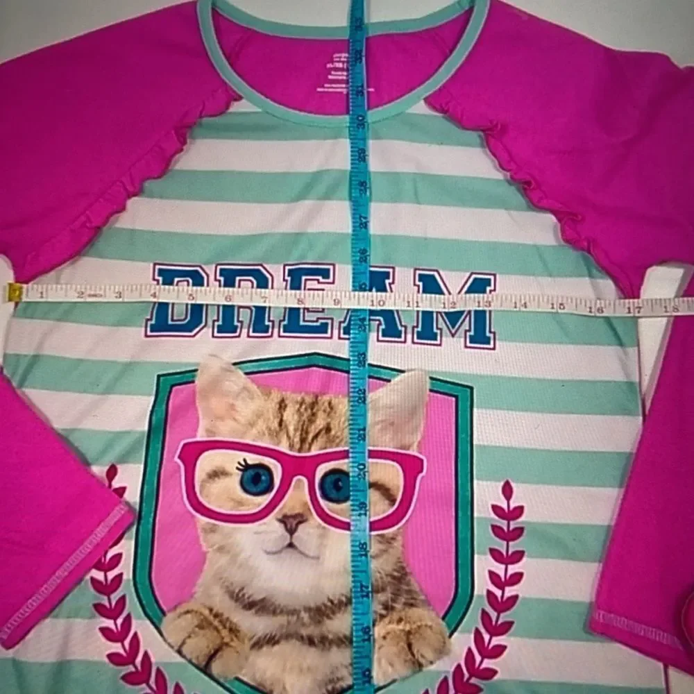 10/$50 Komar Kids Dream Legebd Varsity Home Sleeperwear Dress Size XL (14-16)